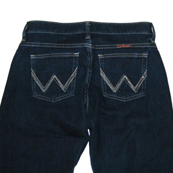 Q-Baby Wranglers Jeans Women’s 5/6 x 36 Dark Wash - Picture 4 of 11